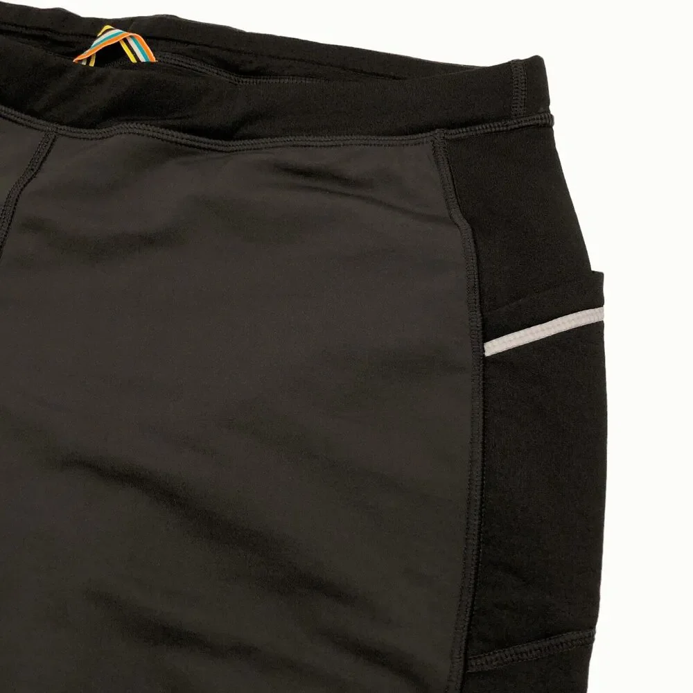 Smartwool Merino Sport Fleece Wind Tights Pants Black Merino Wool Mens XL EUC